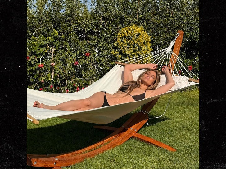 Jennifer Lopez in black string bikini during Egypt vacation 2025