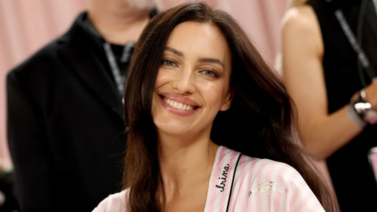 Irina Shayk in black triangle bikini on Miami Beach February 2026